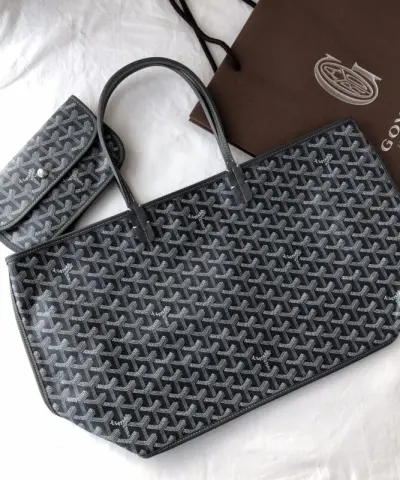 Fake Goyard Anjou PM Grey - ultra-realistic fake purse
