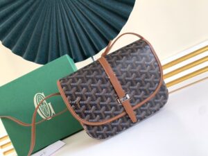 Replica Goyard Belvedere Brown - high-end replica designer purse