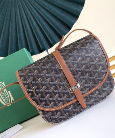 Replica Goyard Belvedere Brown - high-end replica designer purse