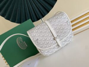 Fake Goyard Belvedere White - 1:1 premium replica handbag