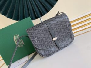 Fake Goyard Belvedere Grey - high-quality designer bag dupe