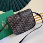 Réplica da bolsa Goyard Belvedere preta - clone de bolsa de grife