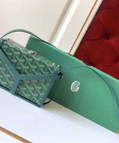 Fake Goyard Minaudière Trunk Bag - affordable luxury replica bag
