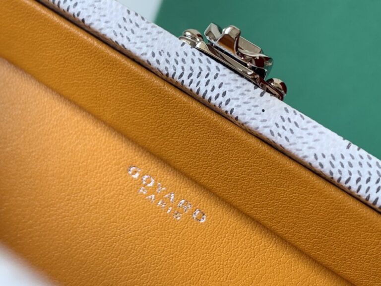 Goyard Minaudière Trunk Bag White - Image 8