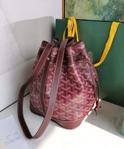 Fake Goyard Pettit Flot Bucket Bordeaux - elite factory replica handbag