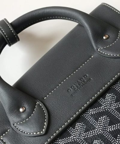 Fake Goyard Alpi Mini Backpack Grey - affordable luxury replica bag