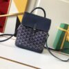 Replica Goyard Alpi Mini Backpack Dark Blue - top-grade luxury bag dupe