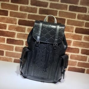 Replica Gucci Medium Backpack Full Black - 1:1 premium replica handbag