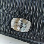 Replica Miu Miu Crystal Handbag Black - affordable luxury replica bag