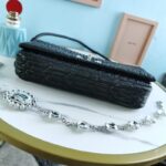 Replica Miu Miu Crystal Handbag Black - premium superclone handbag