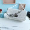 Fake Miu Miu Crystal Handbag White - high-end replica designer purse