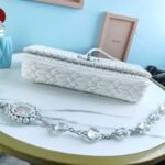 Replica Miu Miu Crystal Handbag White