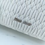 Replica Miu Miu Crystal Handbag White