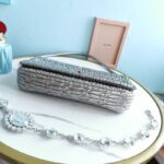 Replica Miu Miu Crystal Handbag Silver - 1:1 premium replica handbag