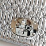 Replica Miu Miu Crystal Handbag Silver - high-end replica designer purse