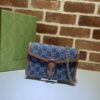 Replica Gucci Dionysus GG Chain Wallet Denim Blue - ultra-realistic fake purse