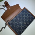 Replica Gucci Dionysus GG Chain Wallet Denim Blue