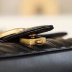 Replica Gucci Marmont Medium Black - premium superclone handbag
