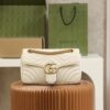Fake Gucci GG Marmont Medium White - premium superclone handbag