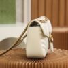 Fake Gucci GG Marmont Medium White - affordable luxury replica bag