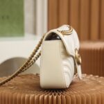 Replica Gucci GG Marmont Medium White - affordable luxury replica bag
