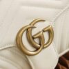 Fake Gucci GG Marmont Medium White - top-grade luxury bag dupe