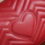 Replica Gucci GG Marmont 1955 Medium Red - elite factory replica handbag