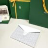Fake Goyard Camond Pouch White - elite factory replica handbag