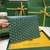 Fake Goyard Camond Pouch Green - premium superclone handbag