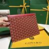 Fake Goyard Camond Pouch Red - premium superclone handbag