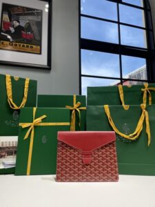 Fake Goyard Camond Pouch Red - 1:1 premium replica handbag