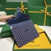 Replica Goyard Camond Pouch Dark Blue - high-quality designer bag dupe