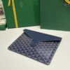 Replica Goyard Camond Pouch Dark Blue - best quality fake designer bag