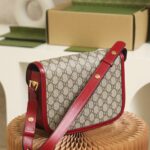 Replik Gucci Horsebit 1955 Klassisch Rot