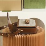 Replica Gucci Horsebit 1955 Classic Brown