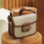 Replica Gucci Horsebit 1955 Classic Brown