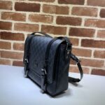 Replica Gucci GG Supreme Shoulder Bag Black