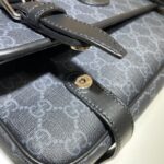Replica Gucci GG Supreme Shoulder Bag Black