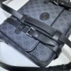 Fake Gucci GG Supreme Shoulder Bag Black - premium superclone handbag