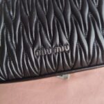 Replica Miu Miu Matelassé Pearl Black - affordable luxury replica bag