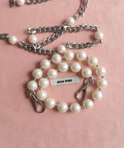 Fake Miu Miu Matelassé Pearl Pink - high-end replica designer purse