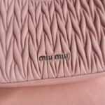 Replica Miu Miu Matelassé Pearl Pink