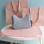 Replica Miu Miu Matelassé Pearl Blue