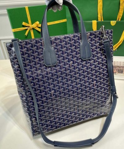 Replica Goyard Voltaire Dark Blue - designer handbag clone