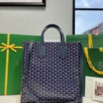 Réplica da bolsa Goyard Voltaire Azul Escuro - superclone de alta qualidade