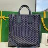 Replica Goyard Voltaire Dark Blue - premium superclone handbag