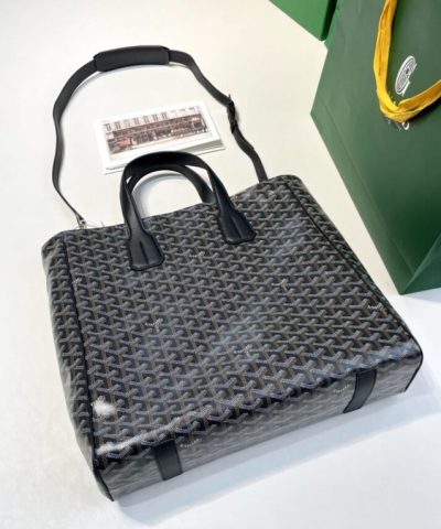 Fake Goyard Voltaire Dark Black - elite factory replica handbag