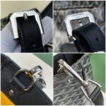 Borsa replica Goyard Voltaire Dark Black - replica di lusso a un prezzo accessibile