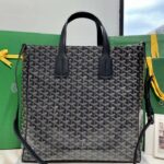 Borsa replica Goyard Voltaire Dark Black - Replica 1:1 di alta qualità
