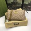 Replica Gucci Marmont Matelasse Wallet On Chain Beige - affordable luxury replica bag